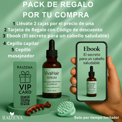 VivaHair Serum Fortalece y Revitaliza tu Cabello